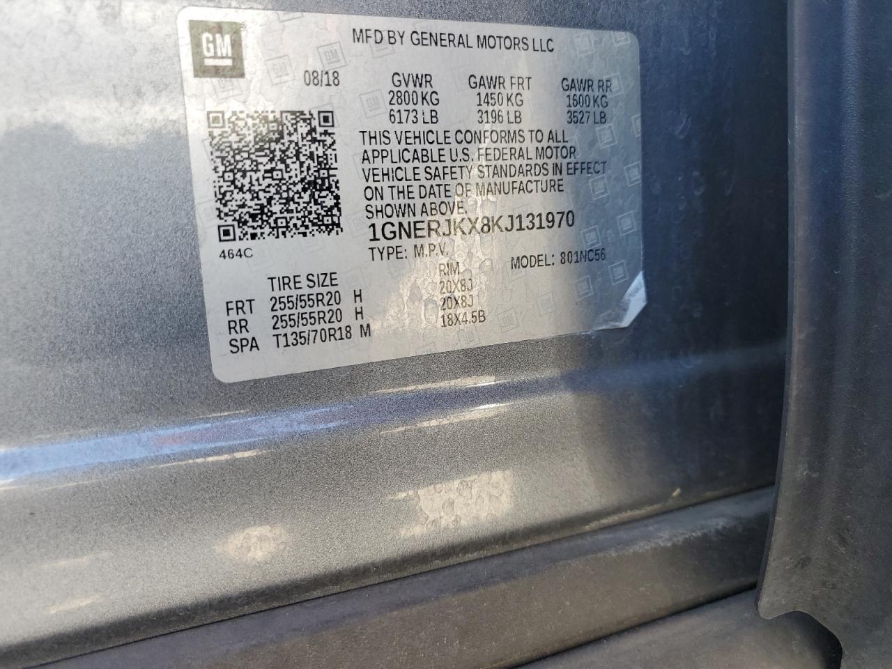 2019 CHEVROLET TRAVERSE