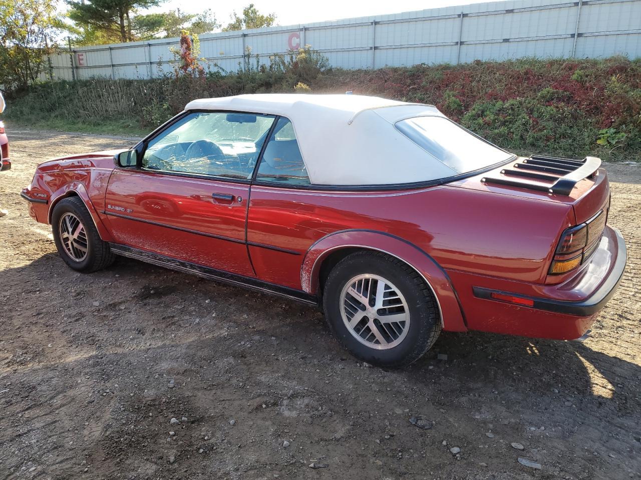 1989 PONTIAC Sunbird