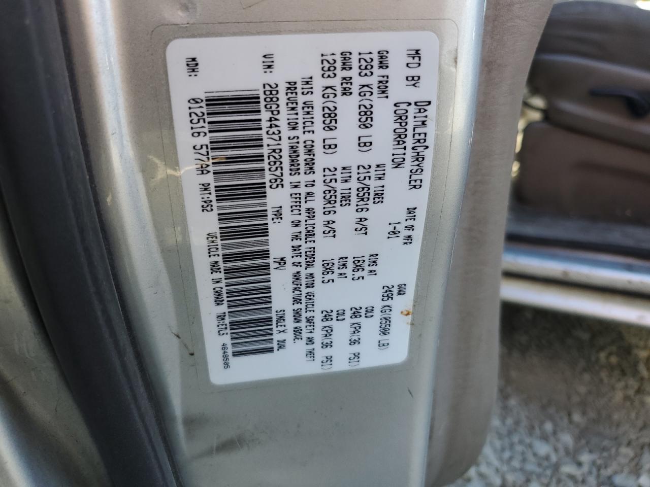 2001 DODGE GRAND CARAVAN