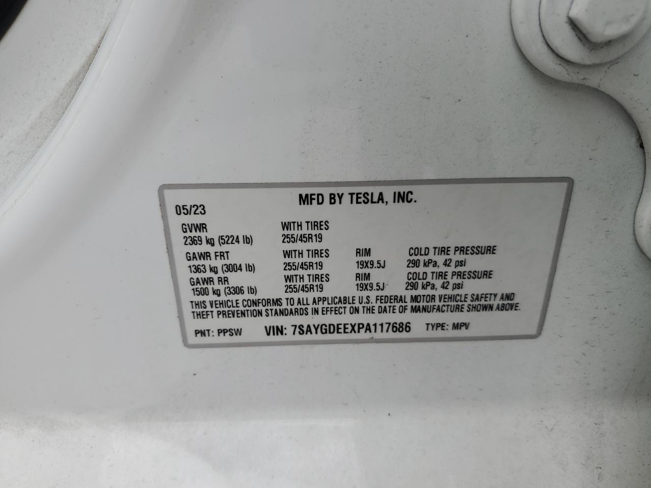 2023 TESLA MODEL Y