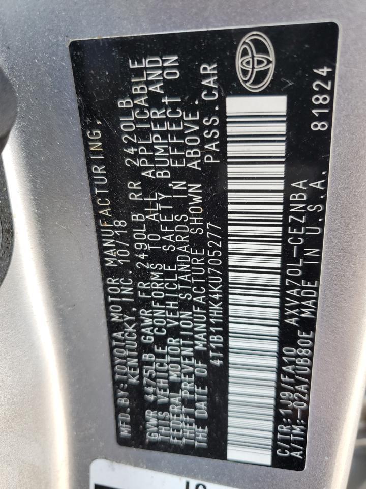 2019 TOYOTA CAMRY