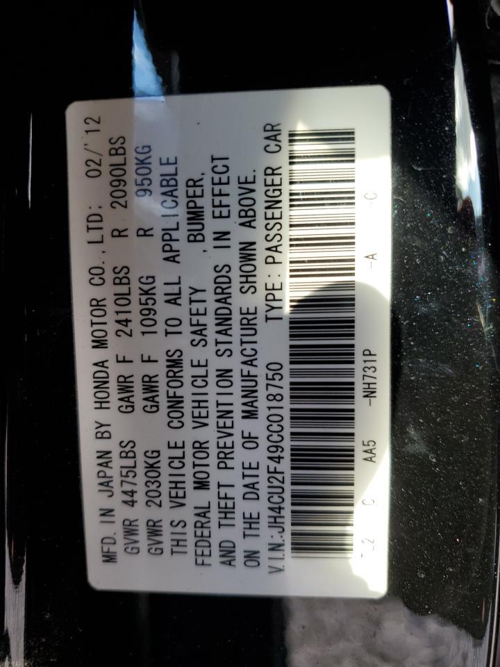 2012 ACURA TSX