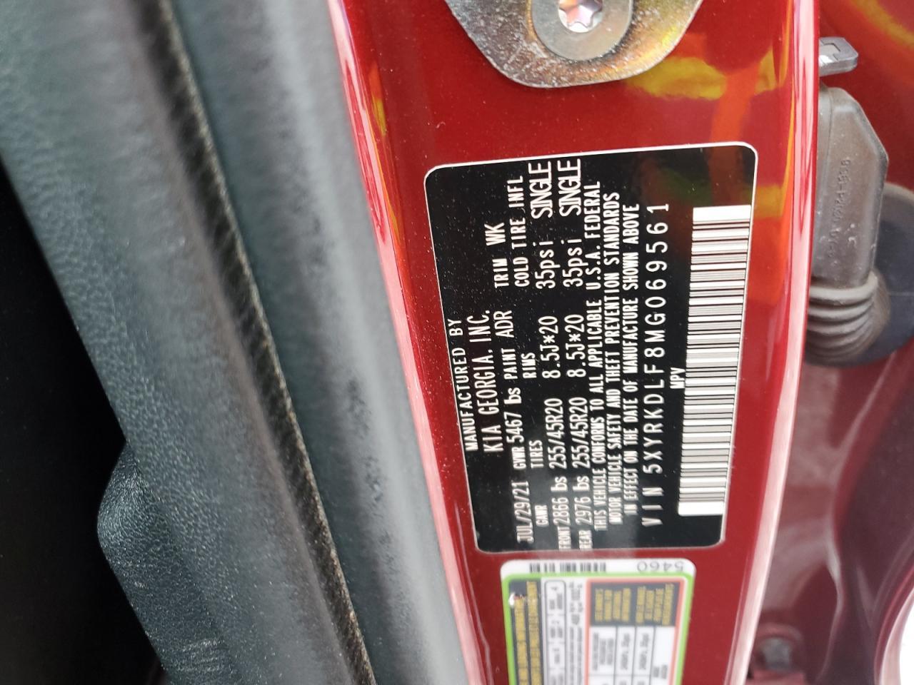 2021 KIA SORENTO