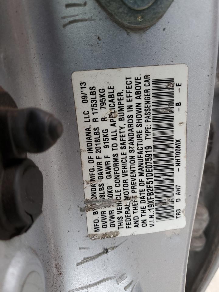 2013 HONDA CIVIC