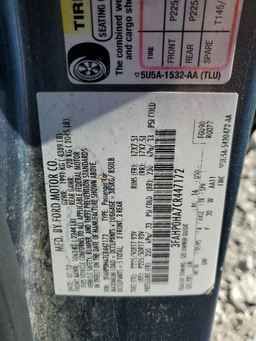 2012 FORD FUSION