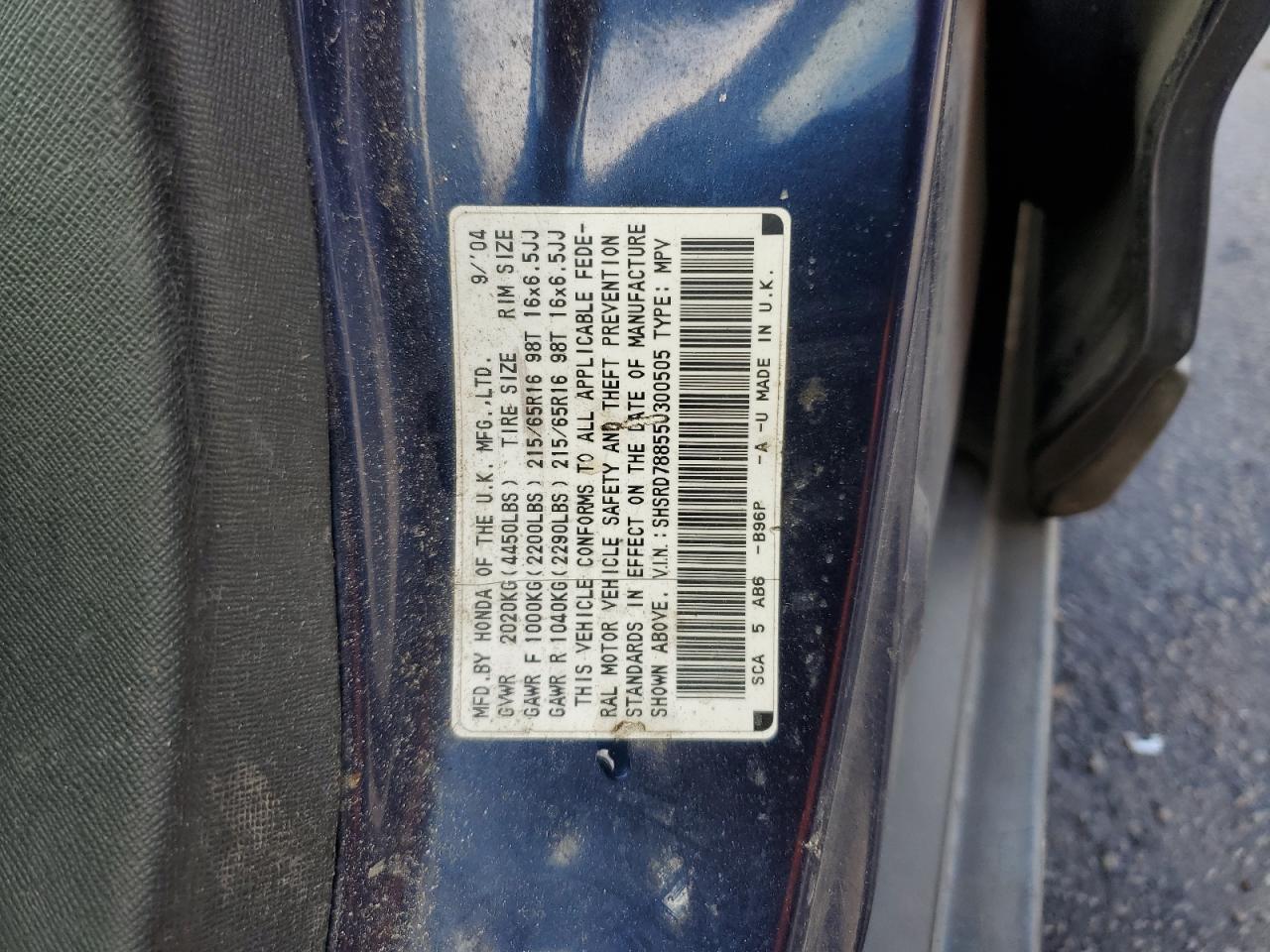 2005 HONDA CR-V