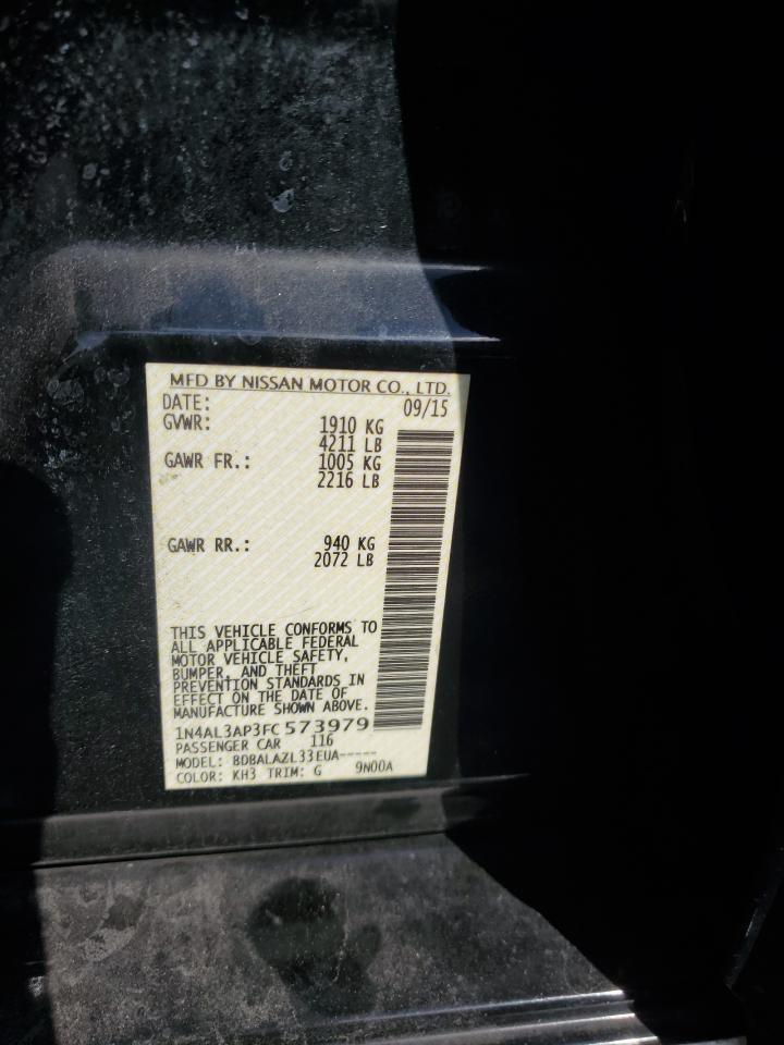 2015 NISSAN ALTIMA