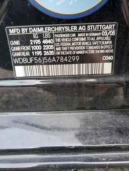 2006 MERCEDES-BENZ E-Class