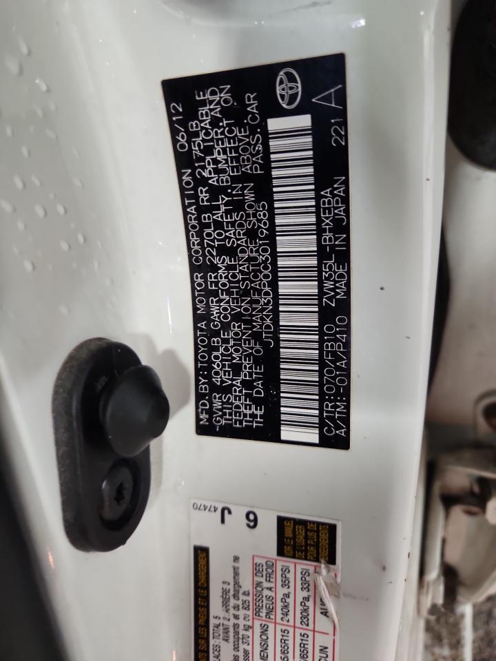 2012 TOYOTA Prius Plug-In