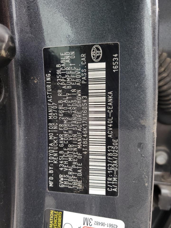 2007 TOYOTA CAMRY