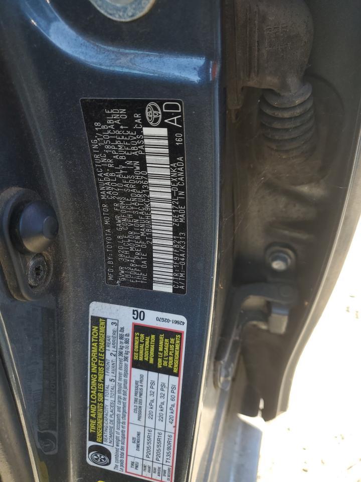 2019 TOYOTA COROLLA
