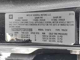 2012 CHEVROLET COLORADO