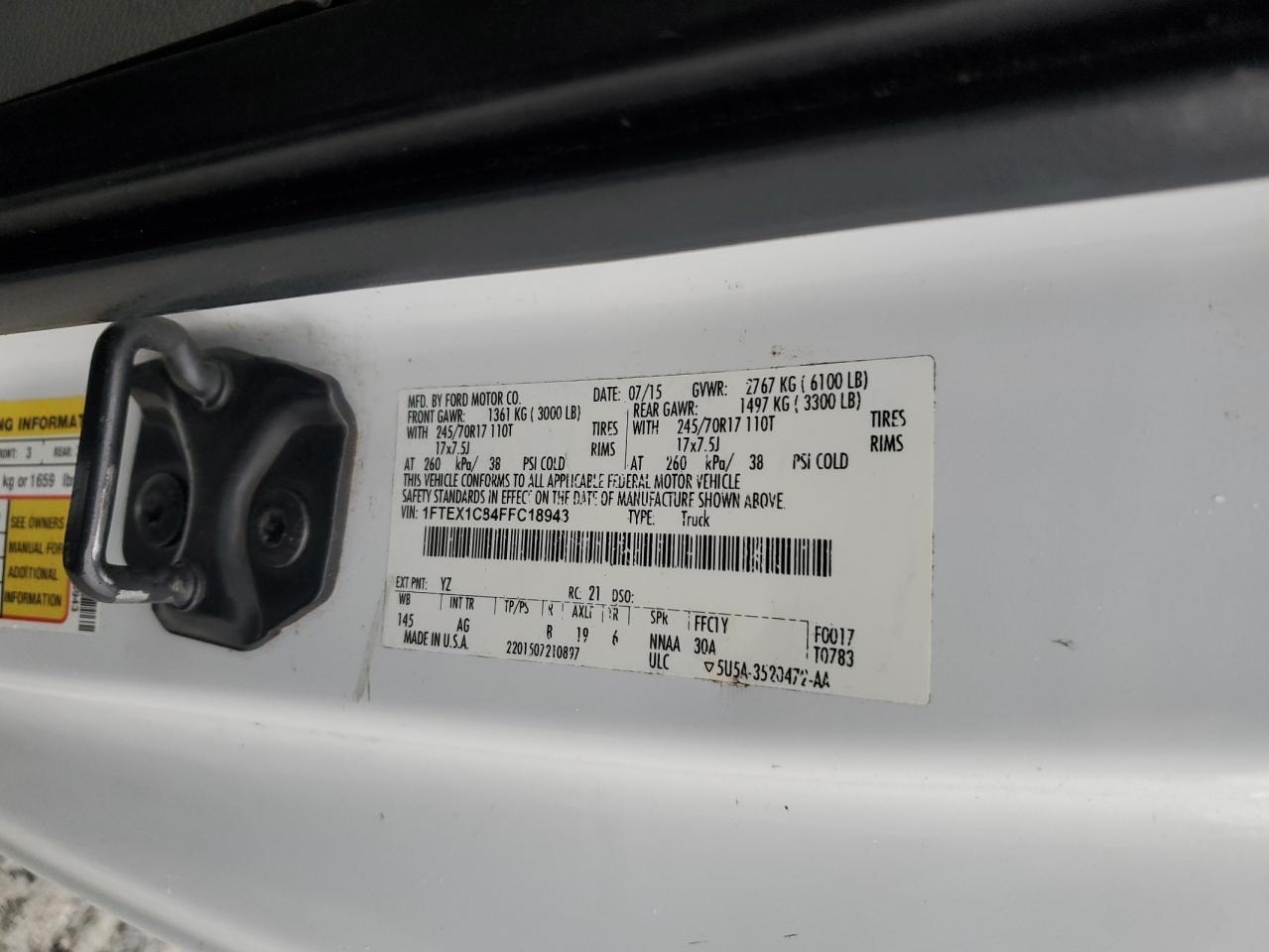 2015 FORD F-150