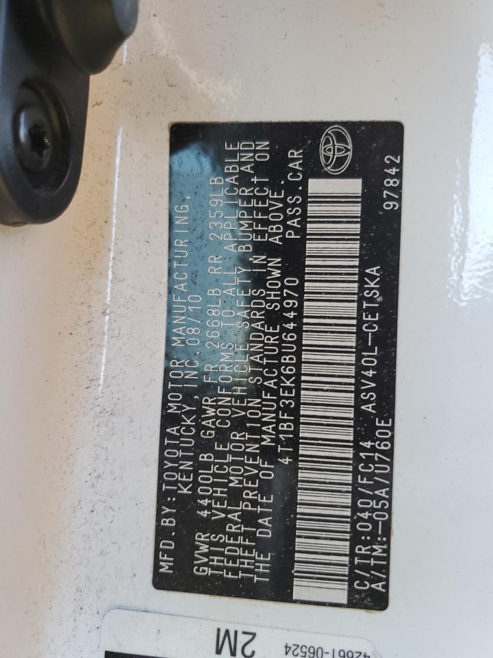 2011 TOYOTA CAMRY