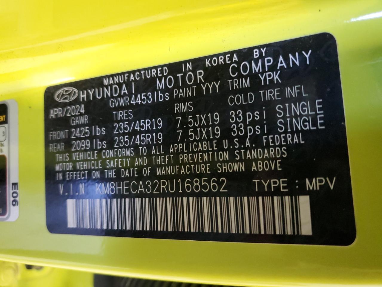 2024 HYUNDAI Kona