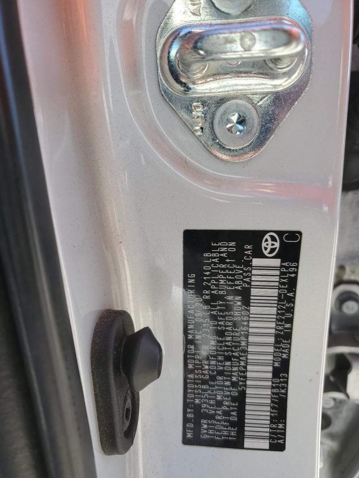 2021 TOYOTA COROLLA