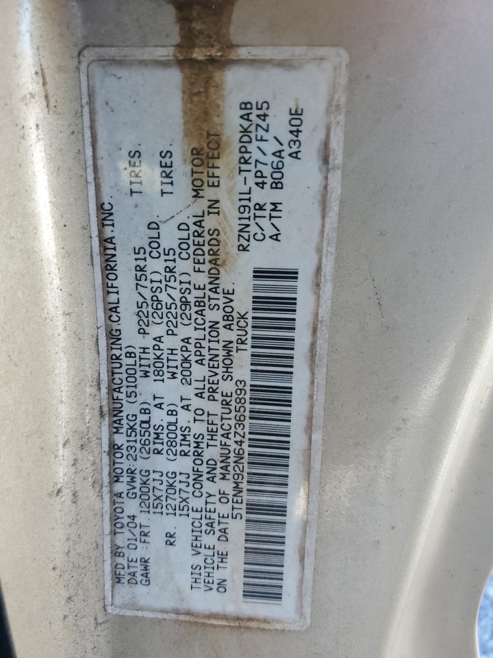 2004 TOYOTA TACOMA