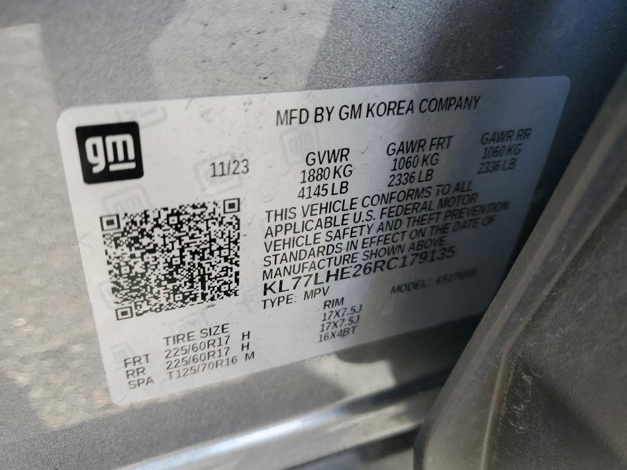 2024 CHEVROLET TRAX
