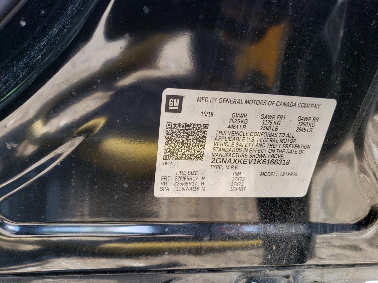 2019 CHEVROLET EQUINOX