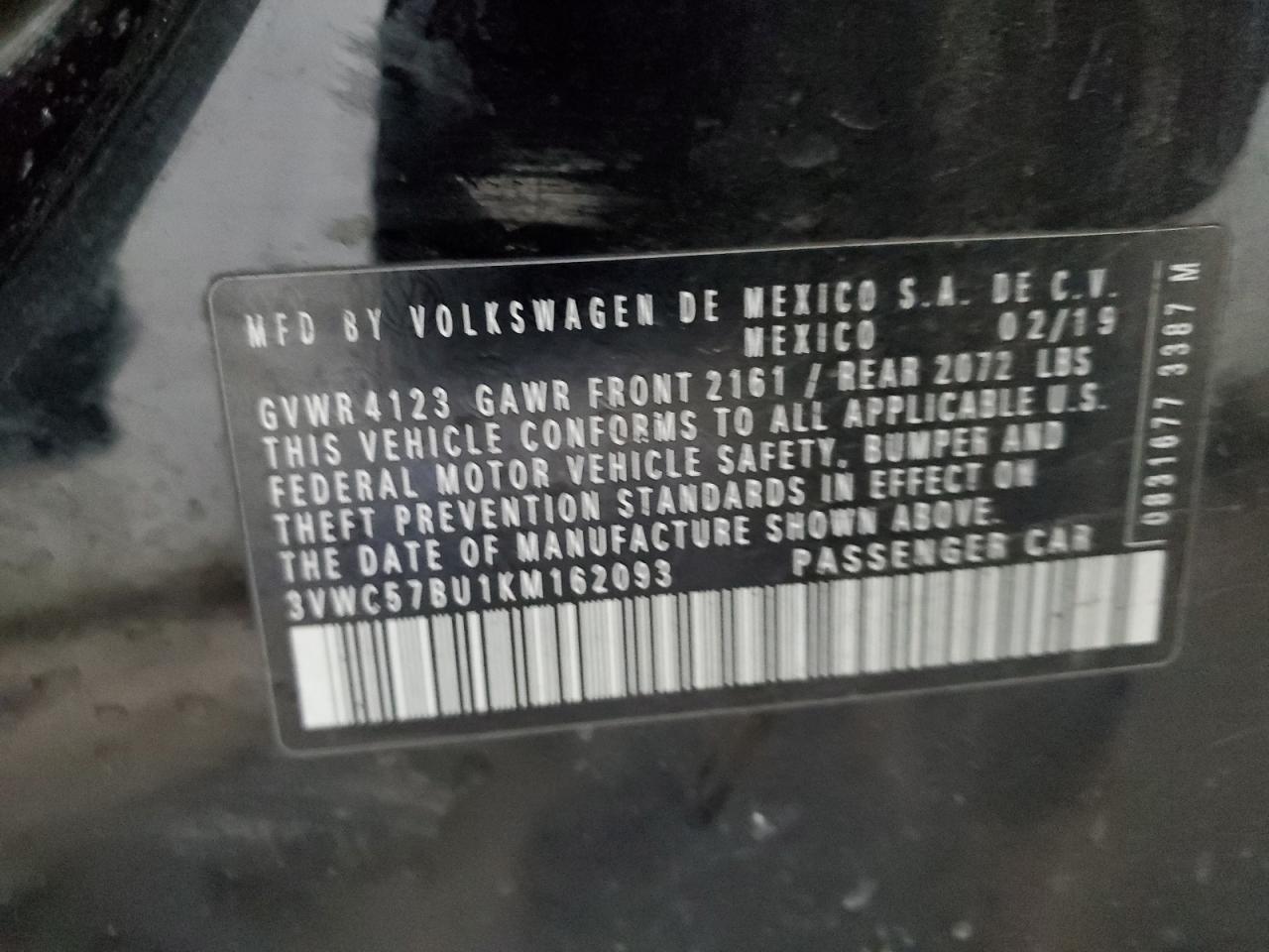 2019 VOLKSWAGEN JETTA