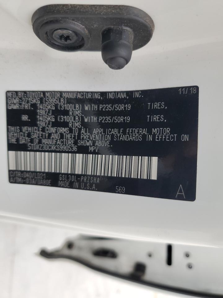 2019 TOYOTA SIENNA