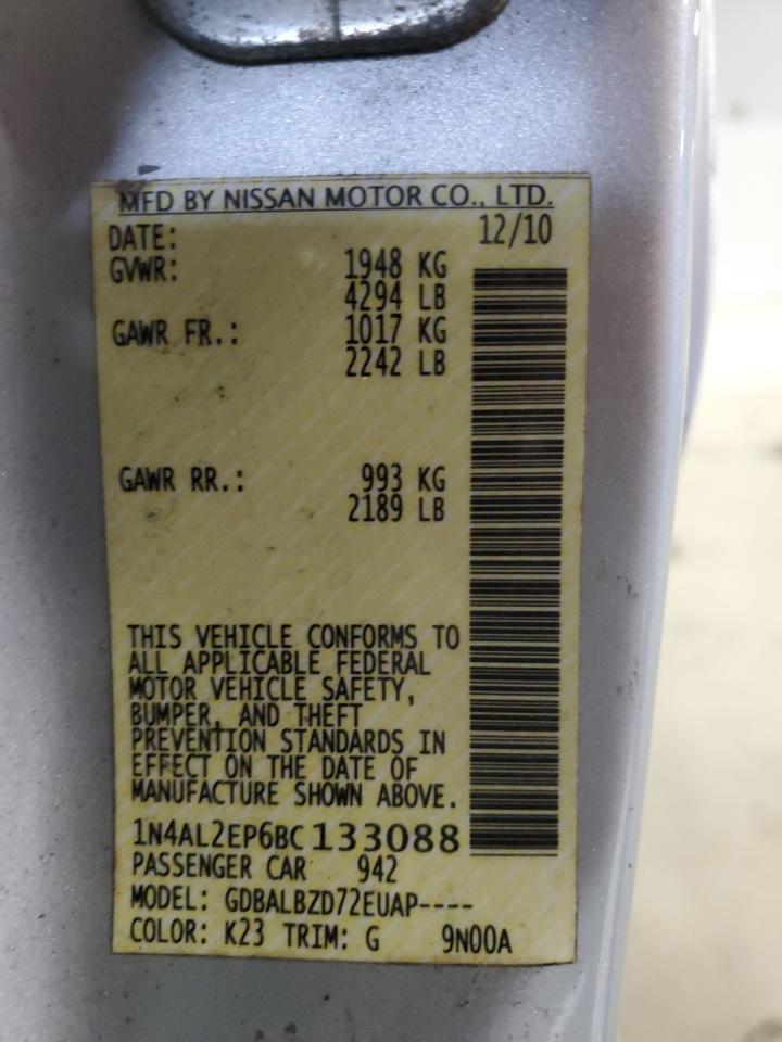 2011 NISSAN ALTIMA