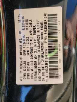 2016 HONDA ACCORD
