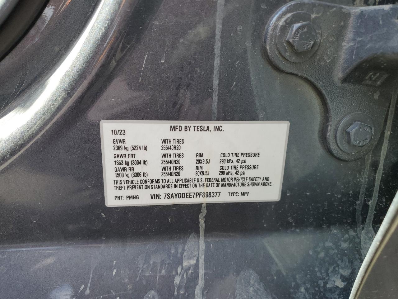 2023 TESLA MODEL Y