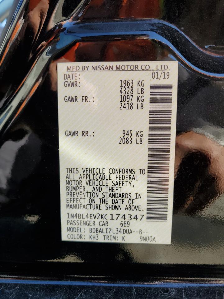 2019 NISSAN ALTIMA
