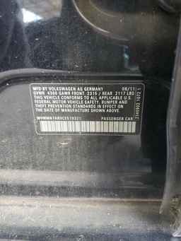 2012 VOLKSWAGEN CC