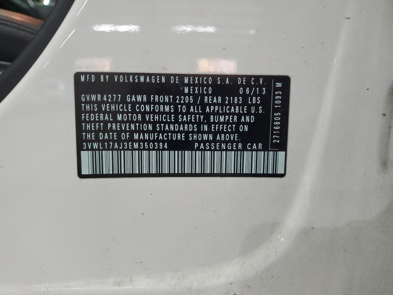 2014 VOLKSWAGEN JETTA