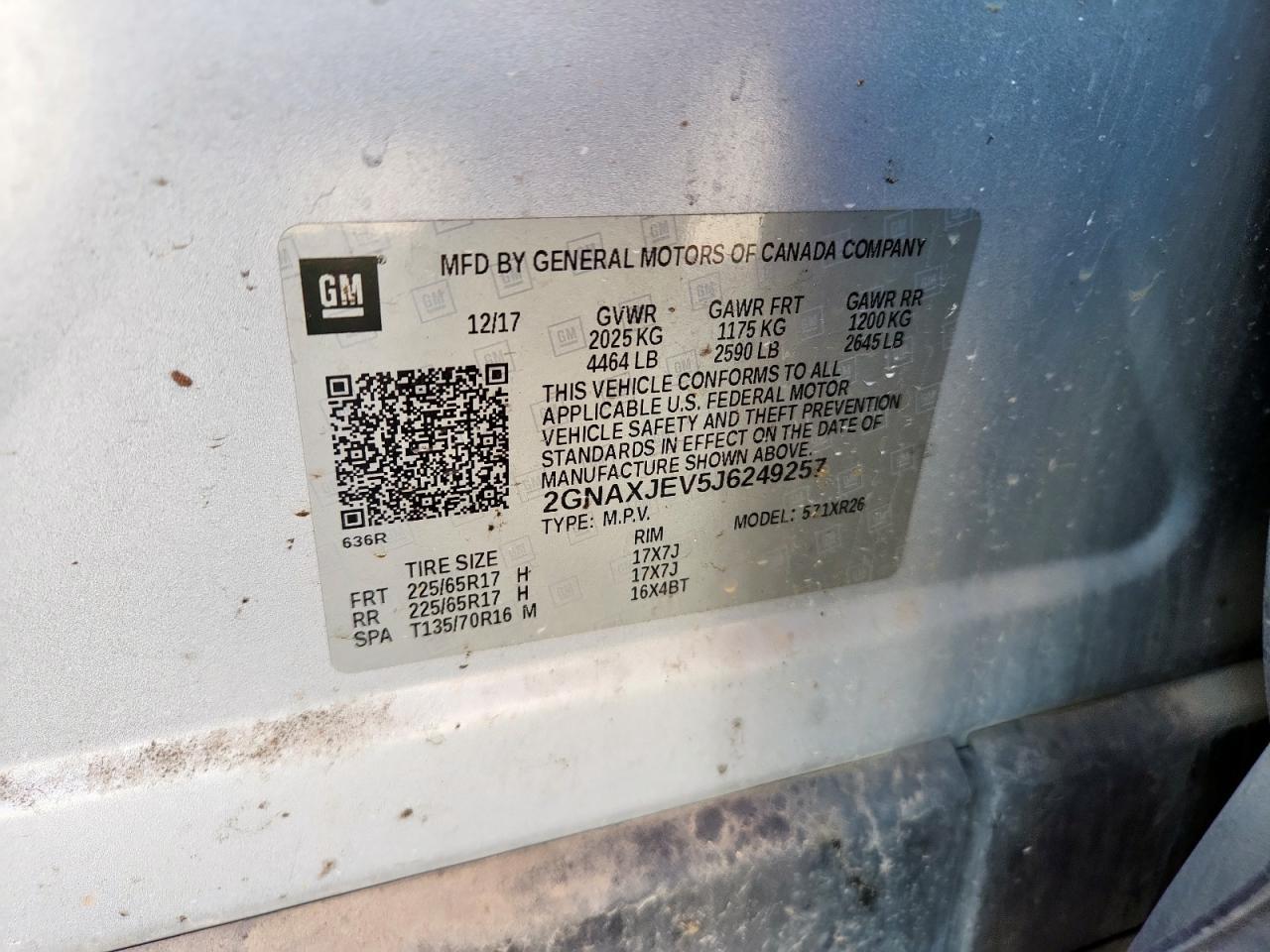 2018 CHEVROLET EQUINOX