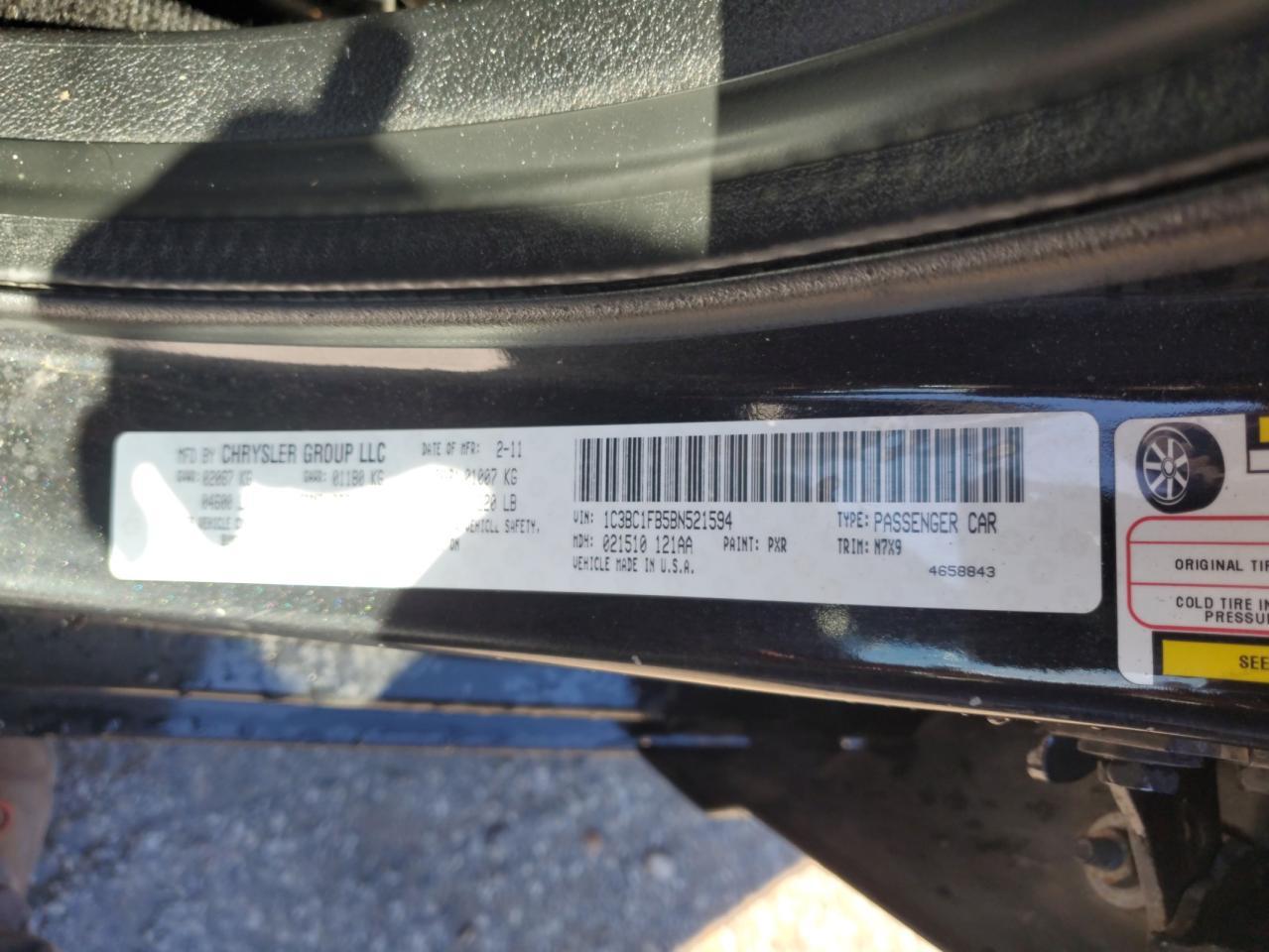 2011 CHRYSLER 200