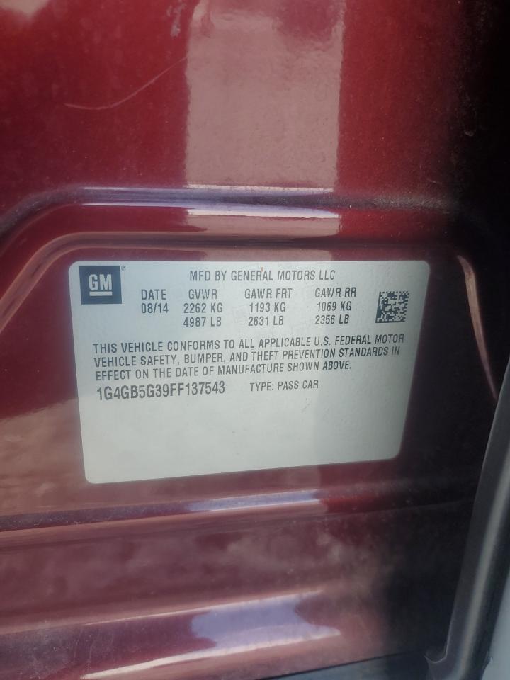 2015 BUICK LACROSSE