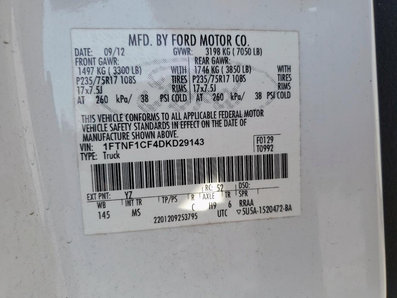 2013 FORD F-150