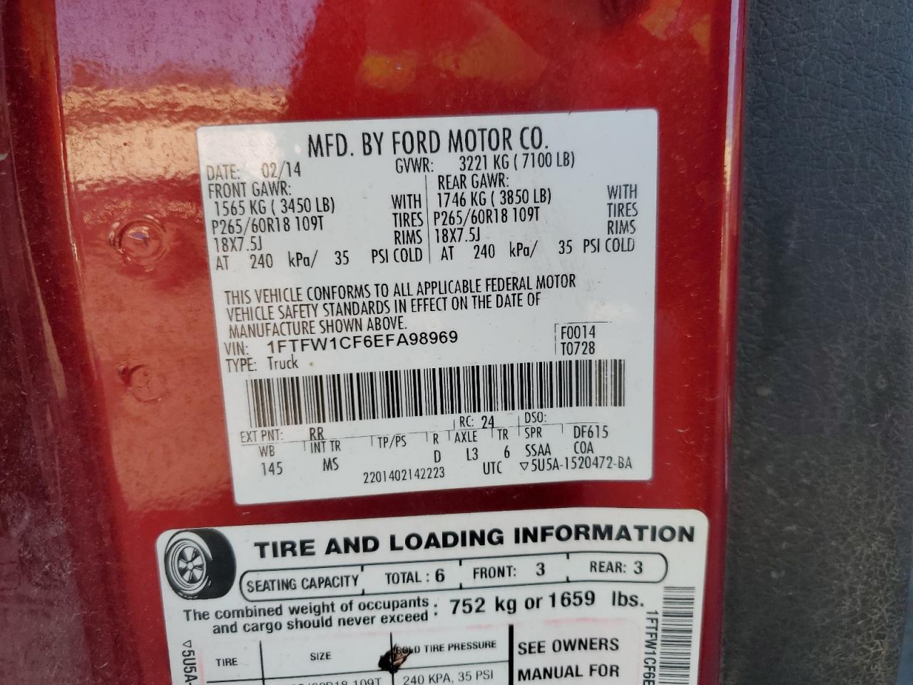 2014 FORD F-150