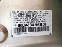 2004 HONDA ACCORD