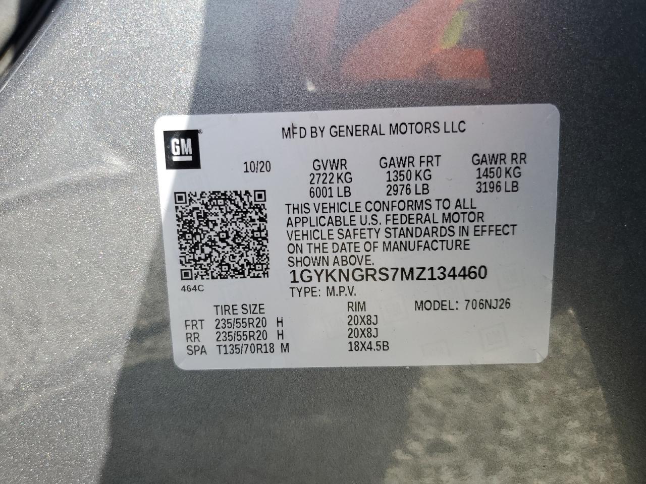 2021 CADILLAC XT5