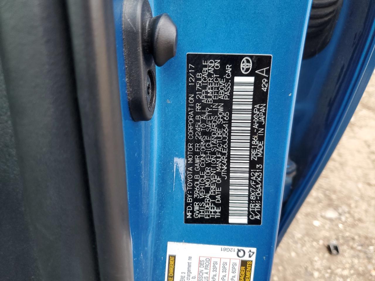 2018 TOYOTA COROLLA