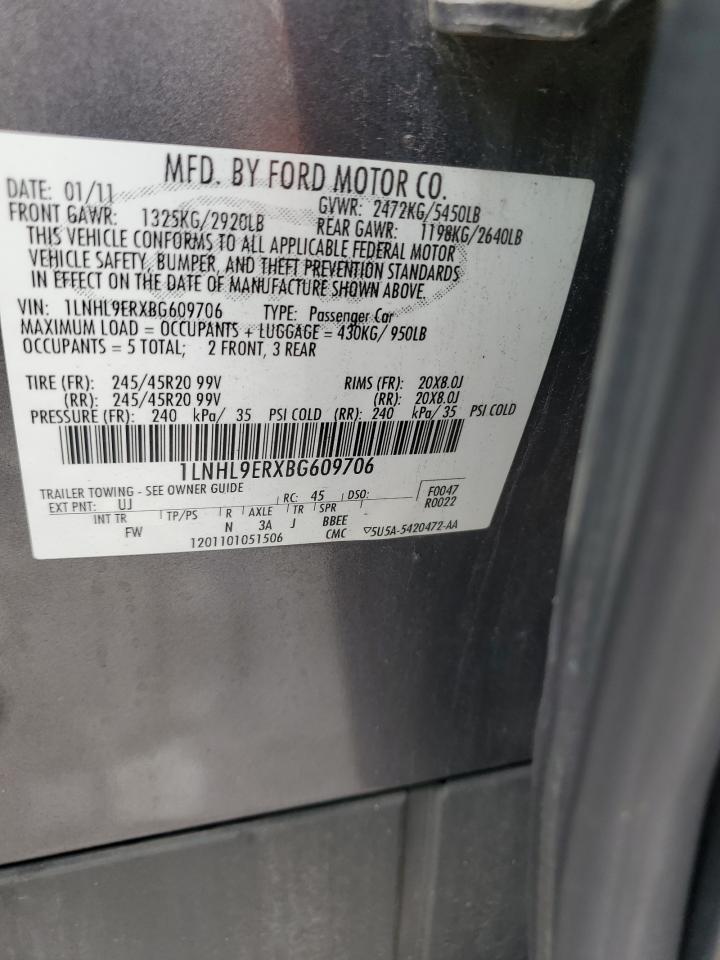 2011 LINCOLN MKS
