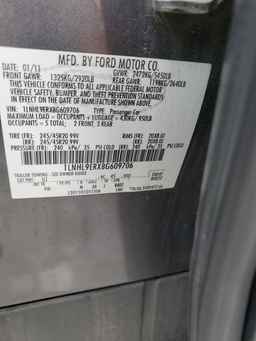 2011 LINCOLN MKS
