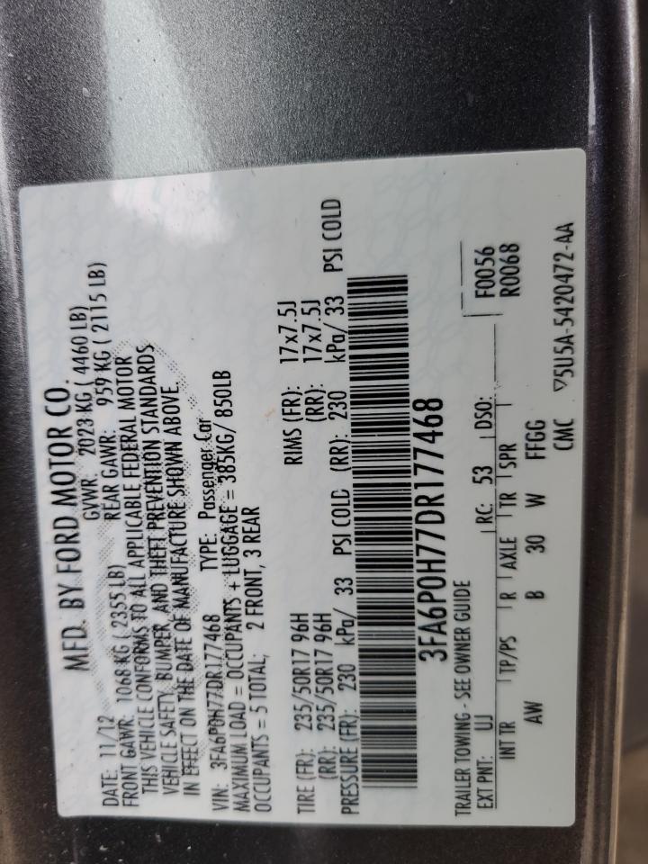 2013 FORD FUSION