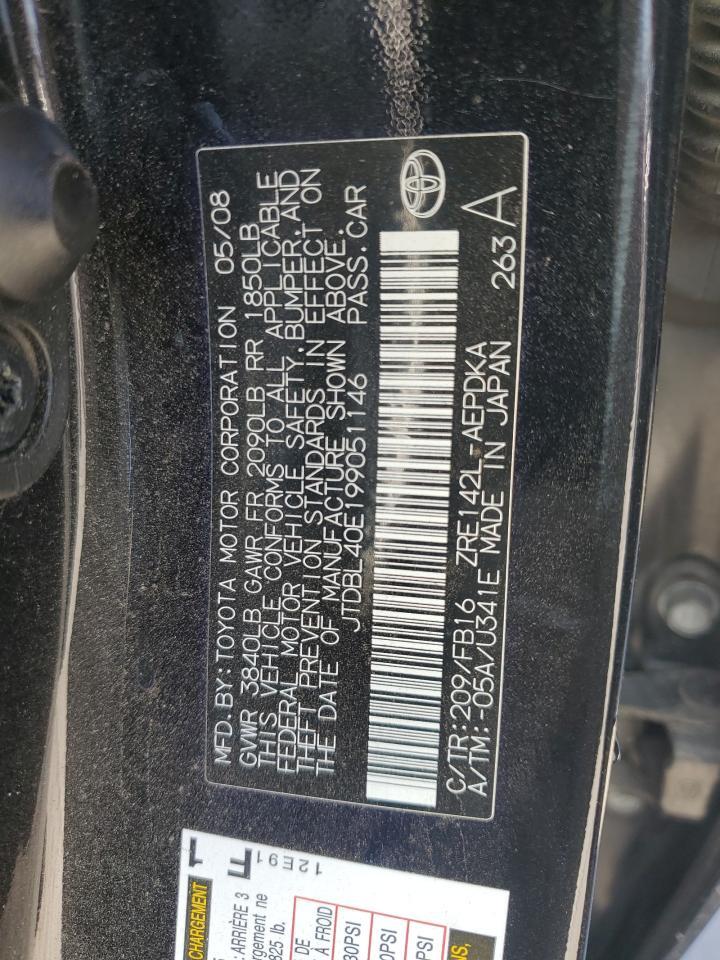 2009 TOYOTA COROLLA