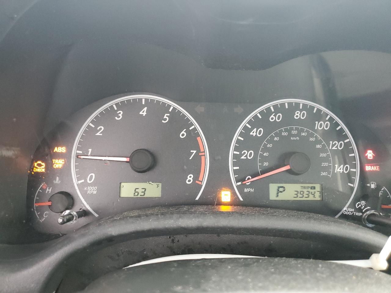 2012 TOYOTA COROLLA