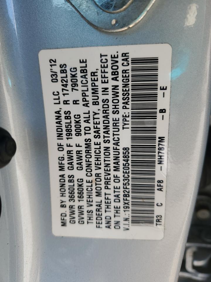 2012 HONDA CIVIC