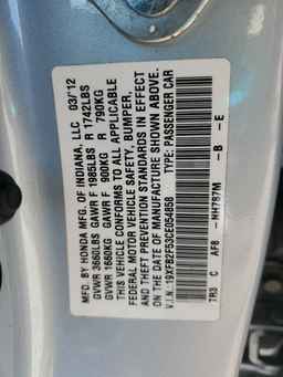 2012 HONDA CIVIC