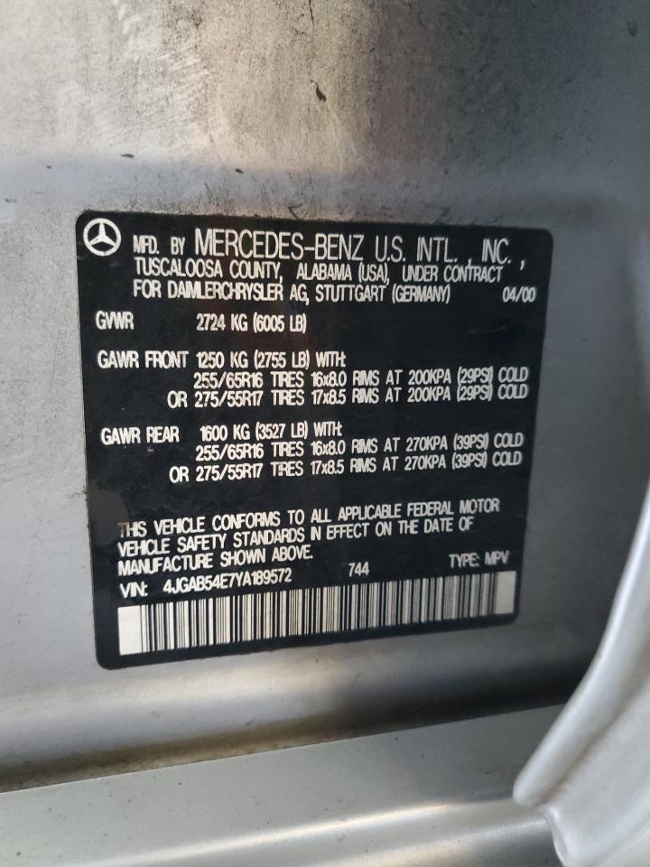 2000 MERCEDES-BENZ ML-Class
