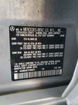2000 MERCEDES-BENZ ML-Class