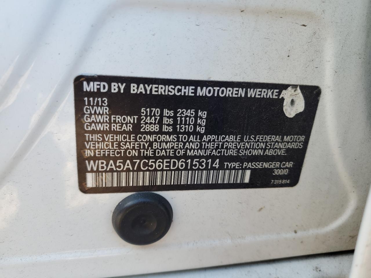 2014 BMW 5 series