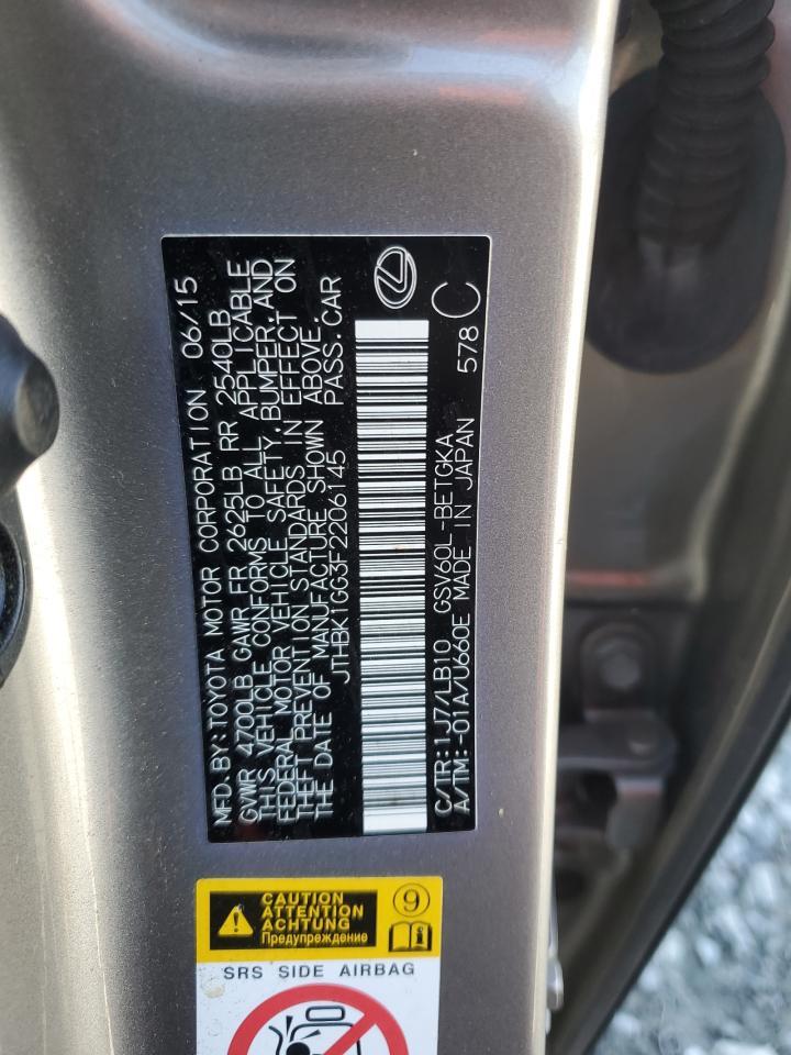 2015 LEXUS ES 350